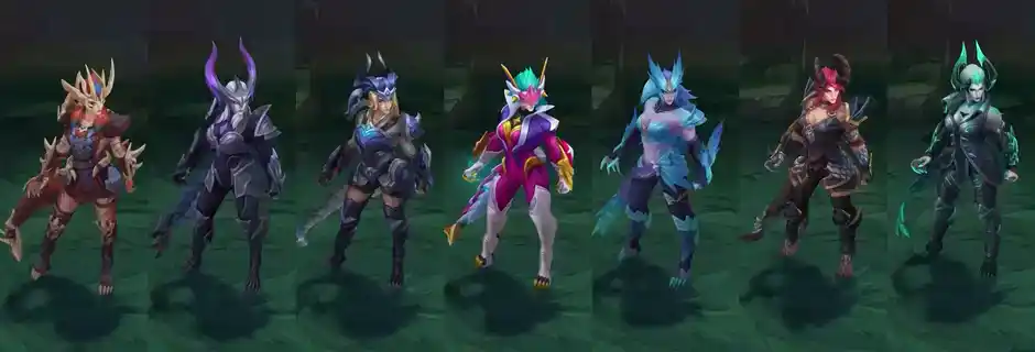 Shyvana Rework all skins