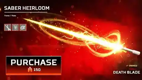 Apex Legends Gundam Saber Heirloom