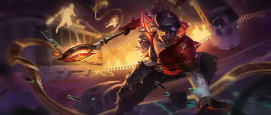 Detetive psíquico Ekko Splash Art