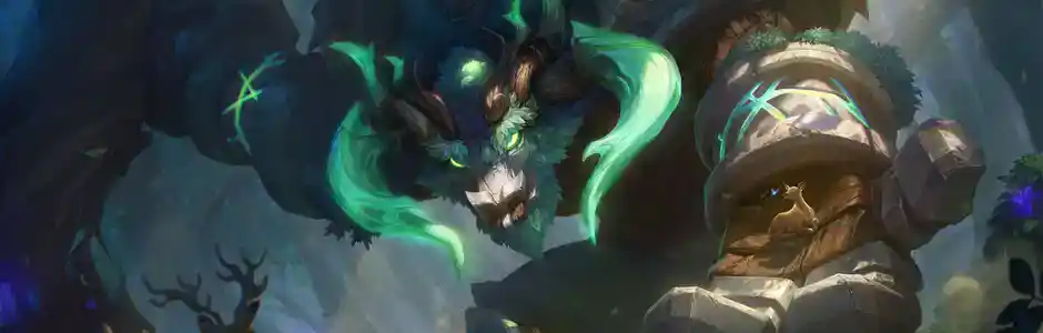 LoL Elderwood Alistair splash art