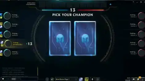 Reformulação do Aram Champion Select