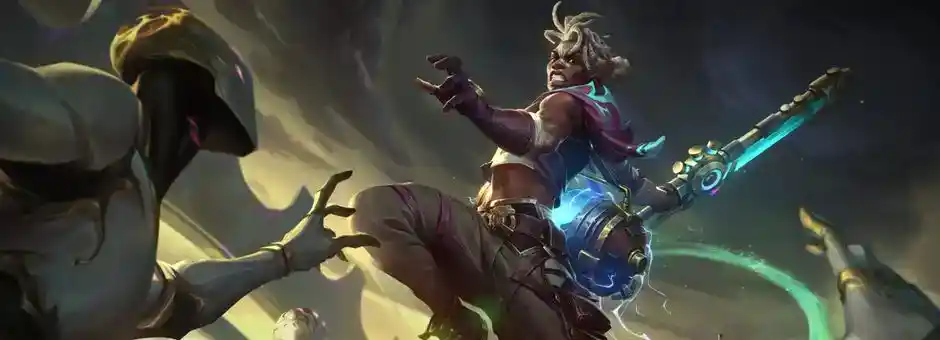 Arcane Ekko splash art