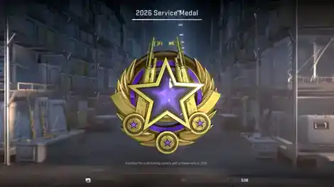 CS2 2026 service medal