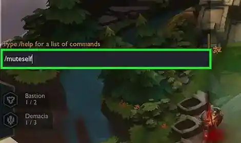 Muteself-Befehl in LoL