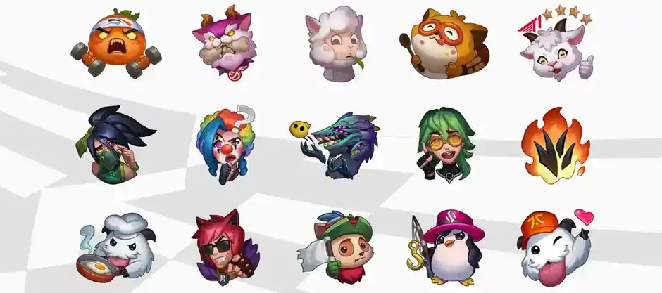 Émoticônes d'équipe des Mondiaux LoL 2025