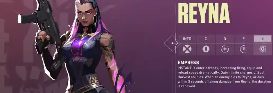 Valorant Reyna banner - GGBoost