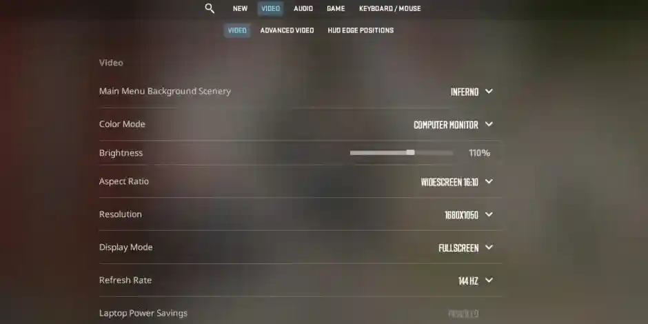 CS2 Video Settings