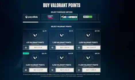 Offrir des points Valorant - GGBoost